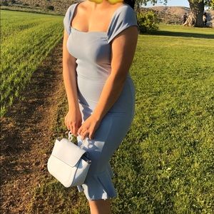 Sky Blue Dress for Formal Event